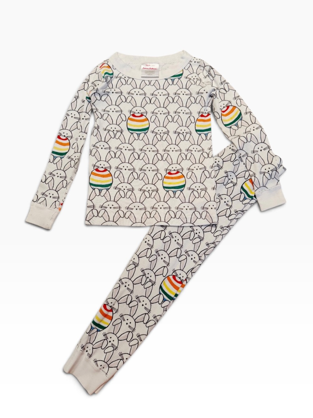 Kids Hanna Andersson 🐰 Bunny Pajama Set Sz 4